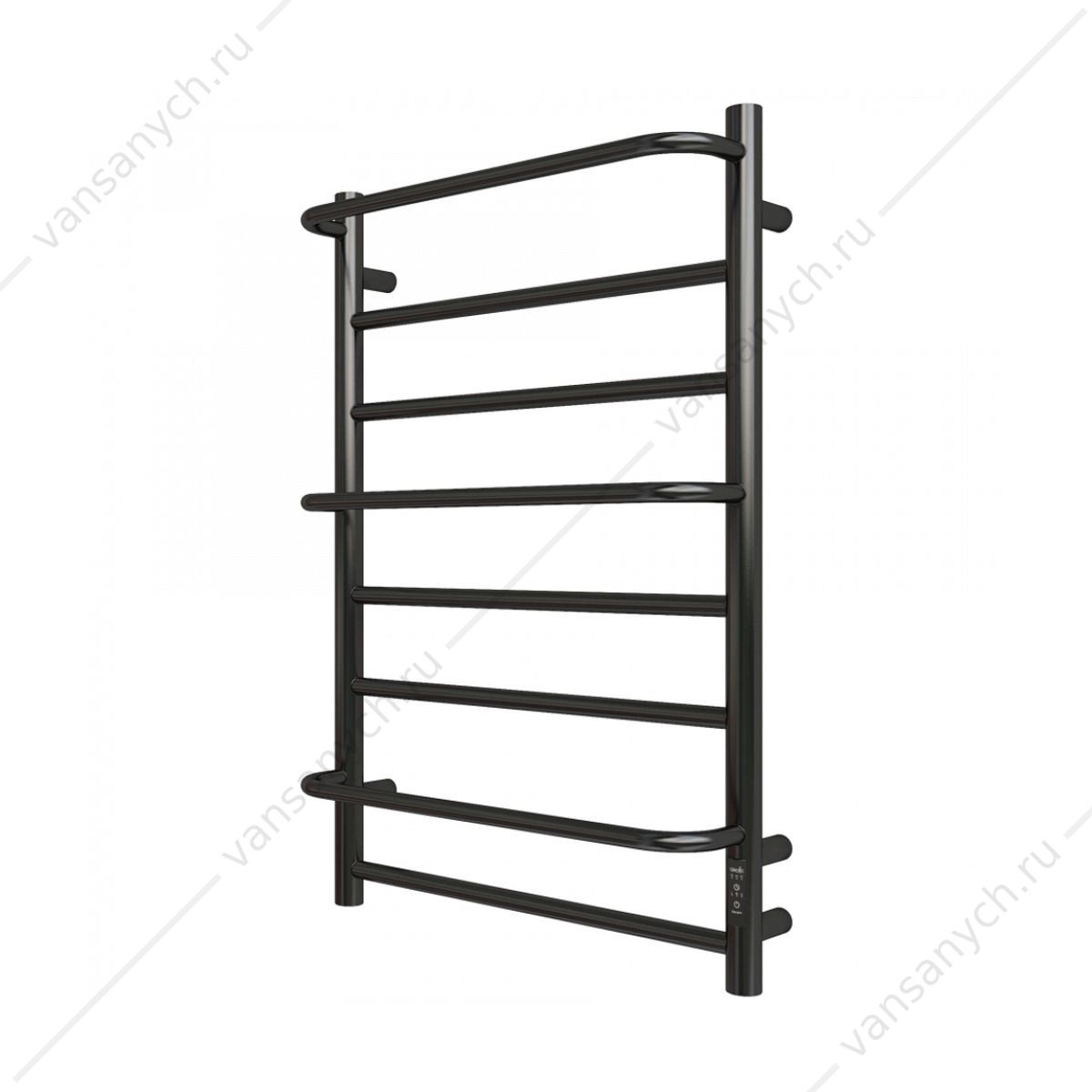 УТ000034491 Полотенцесушитель 50х80 электрический 150Вт Grois Gamma GR-137 П8 black mat R GROIS (Россия) купить в Тюмени (Ван Саныч™)